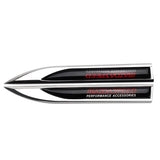 2pcs Mazda Logo Metal Car Sider Fender Sticker Emblem Badge