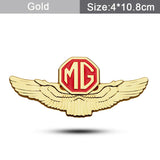 MG Metal Wings Car Rear Sticker Auto Window Emblem Badge Decal