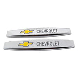 2pcs Chevrolet Metal Car Fender Side Badge Decal Rear Emblem Sticker