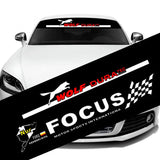 130*21cm Ford Car Front Trunk Window Windshield Sunshade Sticker Decal