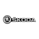 4pcs/set Skoda Fabia Superb Metal Car Stereo Sticker Auto Audio Emblem Decal