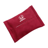 Honda Suede Car Tissue Box Holder Seat Back Hanging Napkin Storage Bag