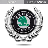 Skoda Metal Car Rear Sticker Auto Window Emblem Badge Decal