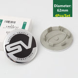 4pcs/set 62mm Land Rover Car Wheel Center Hub Caps Hub Covers