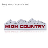 Dodge Mountain High Country Logo Metal Car Rear Sticker Auto Front Grille Emblem Badge