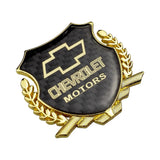 Chevrolet Metal Carbon Fiber Car Rear Sticker Shield Trunk Emblem Badge Decal