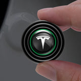 4pcs/set Tesla Car Door Shock Stickers Luminous Absorber Decal