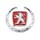Peugeot Metal Car Rear Sticker Auto Window Emblem Badge Decal