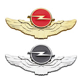 Opel Metal Wings Car Rear Sticker Auto Window Emblem Badge Decal