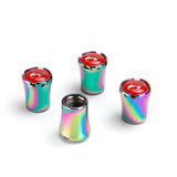 4pcs/set Hyundai Logo Car Air Valve Stem Caps Auto Tyre Valve Covers