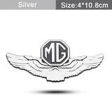 MG Metal Wings Car Rear Sticker Auto Window Emblem Badge Decal