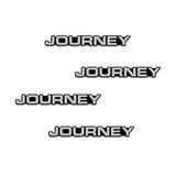4pcs/set Dodge Durango Journey Ram Challenger Charger Metal Car Stereo Sticker Auto Audio Emblem Decal