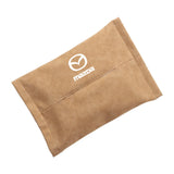 Mazda Suede Car Tissue Box Holder Seat Back Hanging Napkin Storage Bag