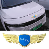 Jaguar Metal Wings Car Front Sticker Emblem Badge Decal