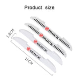 4pcs Buick Car Door Bumper Strip Anti-collision Protection Sticker