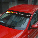 130*21cm Nissan Nismo Car Front Trunk Window Windshield Sunshade Sticker Decal