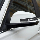 Mazda Luminous Carbon Fiber Car Door Bowl Handle Anti-collision Protective Stickers Scratches Film