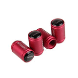 4pcs/set Cadillac Logo Matte Car Air Valve Stem Caps Auto Tyre Valve Covers