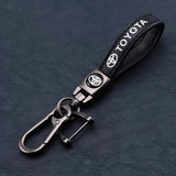 Toyota PU Leather Car Keyring Keychain