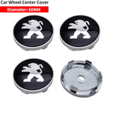 4pcs/set 60mm Peugeot ABS Car Wheel Hub Center Caps Covers