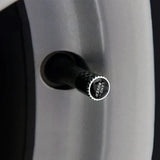 4pcs/set Land Rover Range Rover Logo Carbon Fiber Car Air Valve Stem Caps Auto Tyre Valve Covers with Wrench