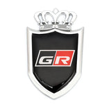 3D Car Sticker GR Sport Logo Emblem Badge Decals for Toyota HV YARiS GRMN RZ RC RS Prius GR Sport Lexus Harrier GR Logo Sticker