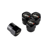 4pcs/set Nissan Nismo Car Air Valve Stem Cap Auto Tyre Valve Covers