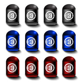 4pcs/set Jaguar Car Air Valve Stem Cap Anti Dirty Tyre Valve Covers