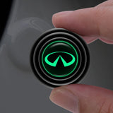 4pcs/set Infiniti Car Door Shock Stickers Luminous Absorber Decal