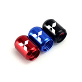 4pcs/set Mitsubishi Car Air Valve Stem Cap Anti Dirty Tyre Valve Covers