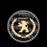 Peugeot Carbon Fiber Car Engine One-click Start Stop Button Cover Sticker