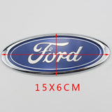 11.5x4.5cm 15x6cm Ford ABS Car Front Head Emblem Badge Auto Rear Sticker Decal