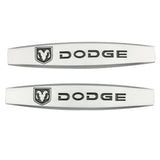 2pcs Dodge Metal Car Fender Side Badge Decal Rear Emblem Sticker