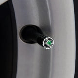 4pcs/set Skoda Logo Carbon Fiber Car Air Valve Stem Caps Auto Tyre Valve Covers with Wrench