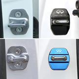 4pcs/set Infiniti Stainless Steel Car Door Lock Cover Protection