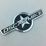 Jeep OSCARMIKE Metal Car Side Body Fender Sticker Trunk Emblem Badge Decal