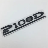 Tesla P75D P85D P90D P100D Letter Metal Car Rear Sticker Decal Emblem Badge