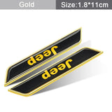 2pcs Jeep Car Fender Side Stickers Trunk Anti-scratch Decal