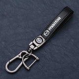 Mazda PU Leather Car Keyring Keychain