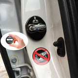 4pcs/set Mitsubishi Ralliart Stainless Steel Car Door Lock Cover Protection
