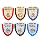 Nissan Metal Shield Car Rear Sticker Auto Window Emblem Badge Decal
