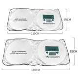 Jeep Car Front Window Windshield Sunshade Protector Cover