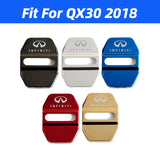 4pcs/set Infiniti Stainless Steel Car Door Lock Cover Protection
