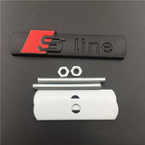 Audi Sline Logo Metal Car Front Grille Emblem Badge