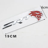 Dodge SRT HellCat Metal Car Trunk Sticker Auto Rear Side Body Emblem Badge Decal