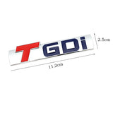Hyundai GDi TGDi Metal Car Rear Sticker Auto Trunk Emblem Badge Decal
