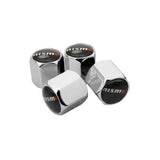 4pcs/set Nissan Nismo GTR Car Air Valve Stem Cap Auto Tyre Valve Covers