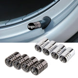 4pcs/set Peugeot Logo Car Air Valve Stem Caps Auto Tyre Valve Covers