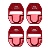 4pcs/set Jeep Cherokee Stainless Steel Car Door Lock Cover Protection