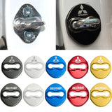 4pcs/set Mitsubishi Ralliart Stainless Steel Car Door Lock Cover Protection